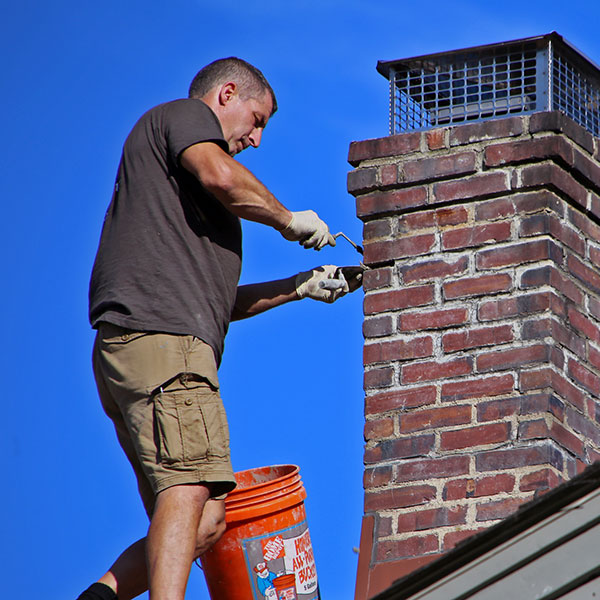 brick tuck pointing