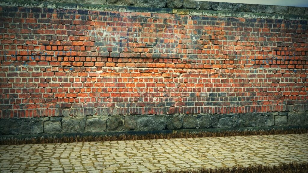 brick wall pointing