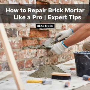 How to Repair Brick Mortar Like a Pro