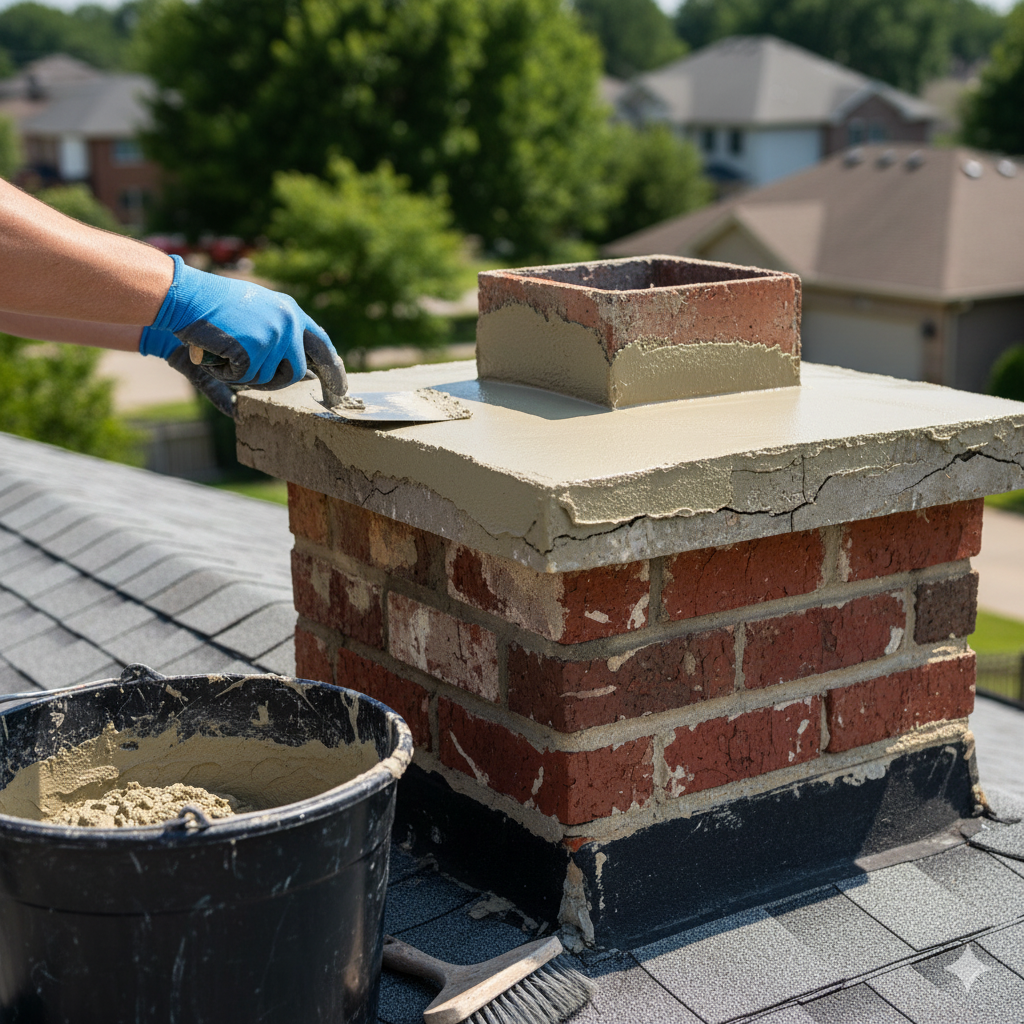 How to Repair a Chimney Crown Like a Pro