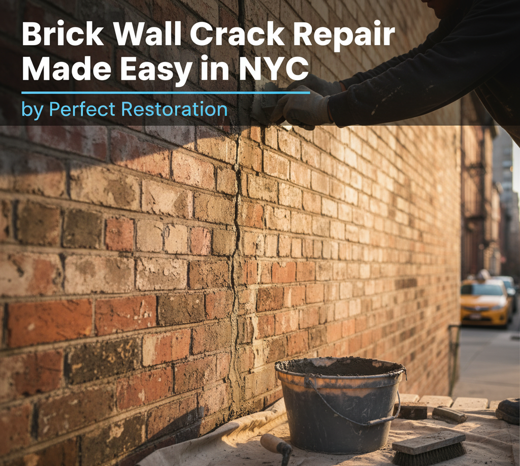 Brick Wall Crack Repair Made Easy in NYC