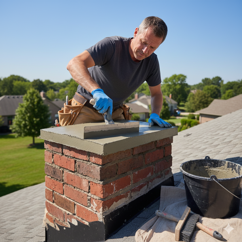 How to Repair a Chimney Crown Like a Pro