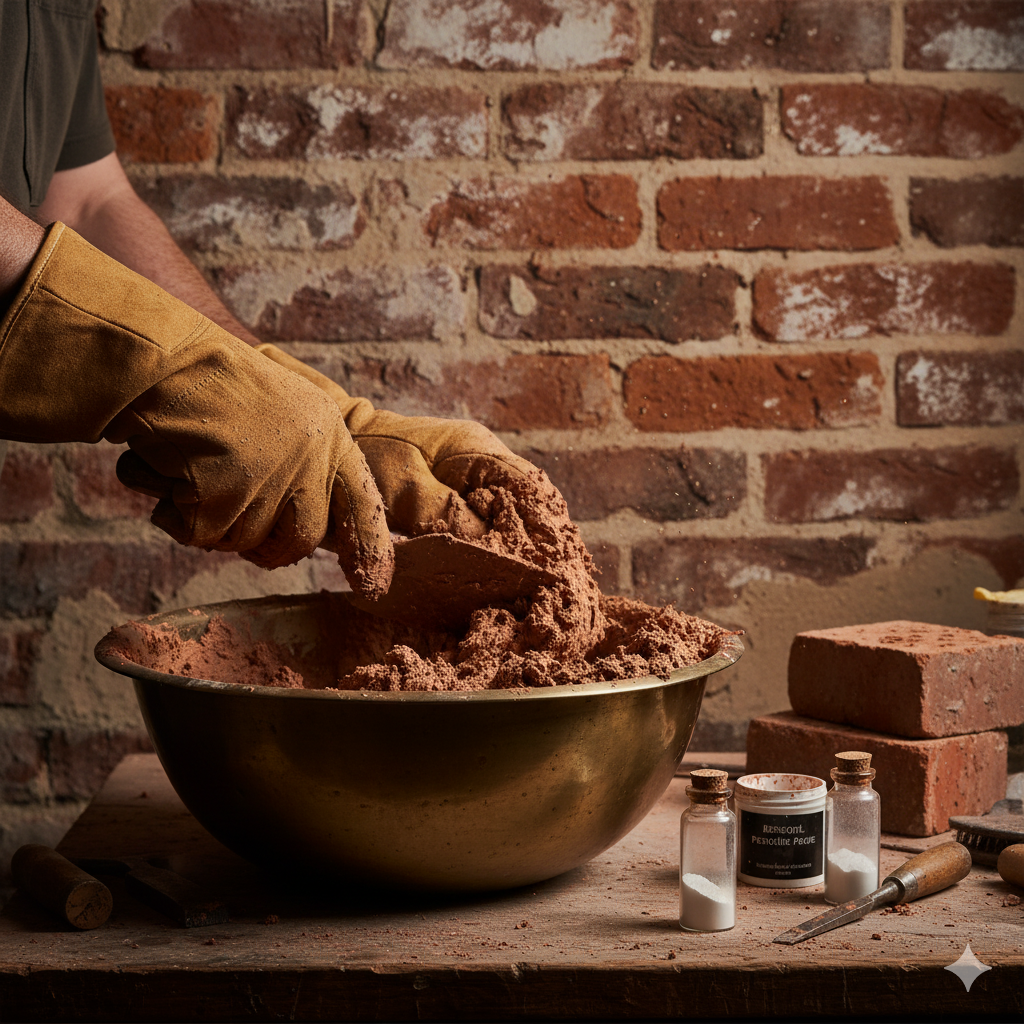 How to Knead Benzoyl Peroxide for Brick Repair