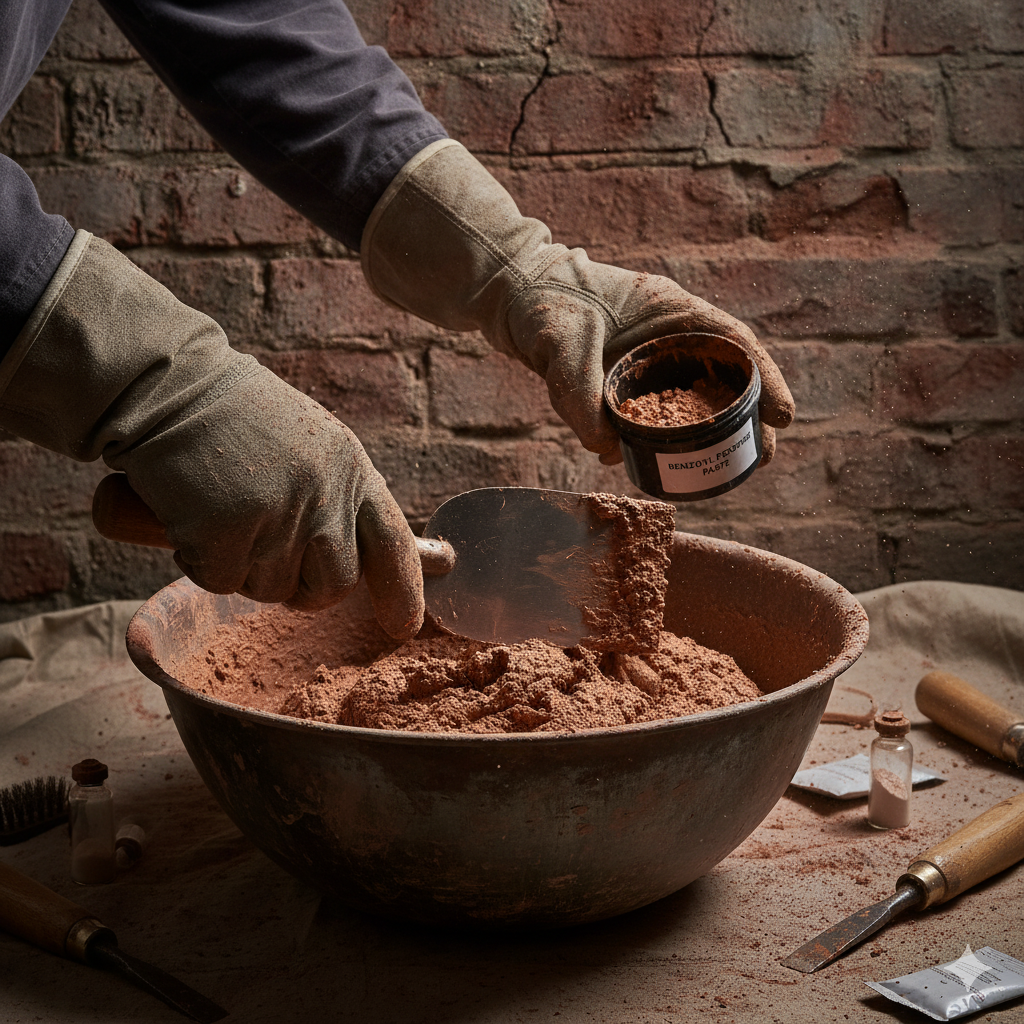 How to Knead Benzoyl Peroxide for Brick Repair